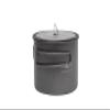 Lightweight and Durable 900ml Titanium Pot - Perfect for Outdoor Cooking view 2