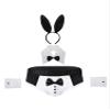 YiZYiF Men's Tuxedo Collared Role Play Costume Boxer Briefs Panties with Metal O Ring Outfits Set Rabbit XX-Large view 1