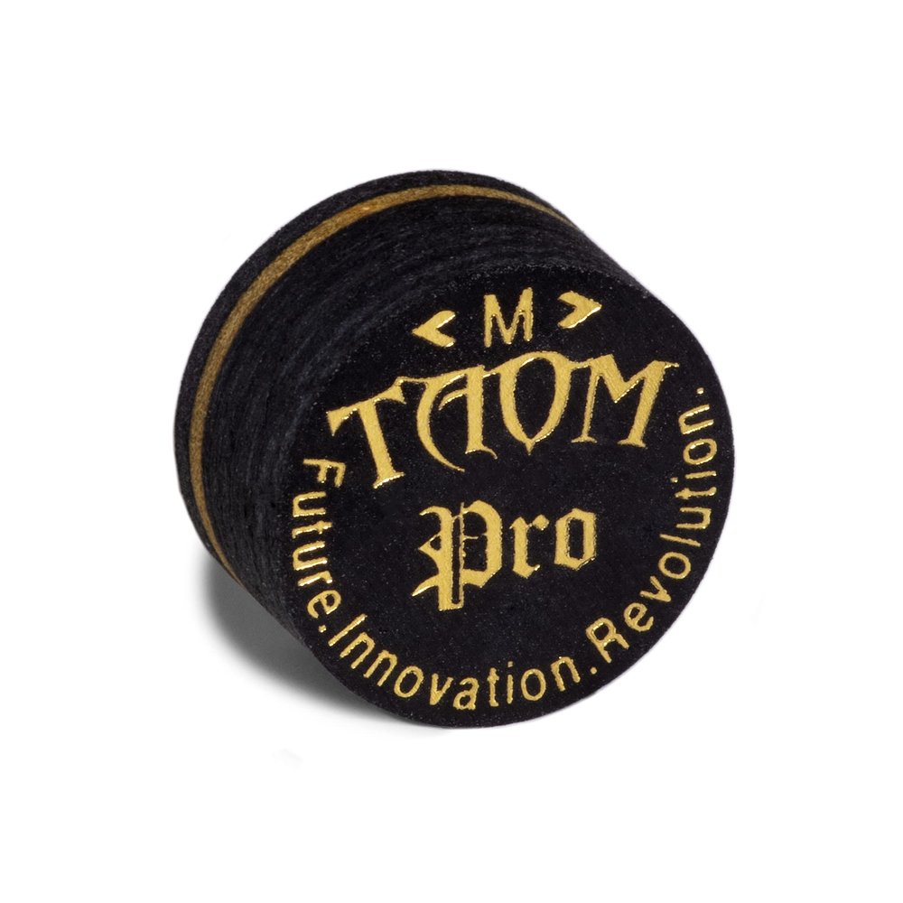 Taom Pro Laminated Pool Billiard Cue Tip - 14 mm - 1 pc (Medium)