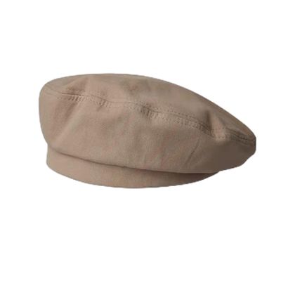 Women Girl Beret Artist Warm Cotton Octagonal Flat Cap Autumn Winter Beanie Hat Cap Vintage Beret Hats Solid Color Cap Travel Hat,Khaki