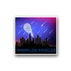 LA Dodgers Baseball Poster Art MLB Print 16x20 Inches on Pro Grade Paper Skyline Style view 1