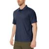 Dninmim Men's Solid Casual Short-Sleeved Collared Polo Shirt Summer Business Sports Hiking Fishing T-Shirt Orange view 2