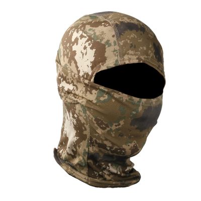 Tactical Camouflage Balaclava Full Face Mask Cycling Protection Quick Drying Mask Camouflage Outdoor Turban Breathable Hunting Bicycle Bandana Neck Gaiter,12*