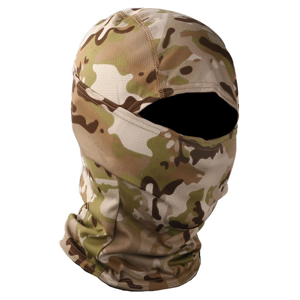 Tactical Camouflage Balaclava Full Face Mask Cycling Protection Quick Drying Mask Camouflage Outdoor Turban Breathable Hunting Bicycle Bandana Neck Gaiter,2*