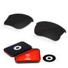 OWORK 1.8MM Polycarbonate Replacement Lenses for Oakley Half Jacket XLJ 63mm Sunglass - Matte Black