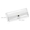 Angoily Transparent Eyeglasses Case 12pcs Sunglasses Clear Bag Buckle Portable Anti-scratch Eyeglass Box Lightweight Eyewear Sleeve Box for Travel view 3