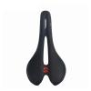 Soyeacrg Carbon Fiber Bicycle Saddle for Men Women with Central Relief Zone & Carbon Rail & Comfortable Memory Foam & Ergonomics Design & Breathable Shock Absorbing Waterproof,Black view 1