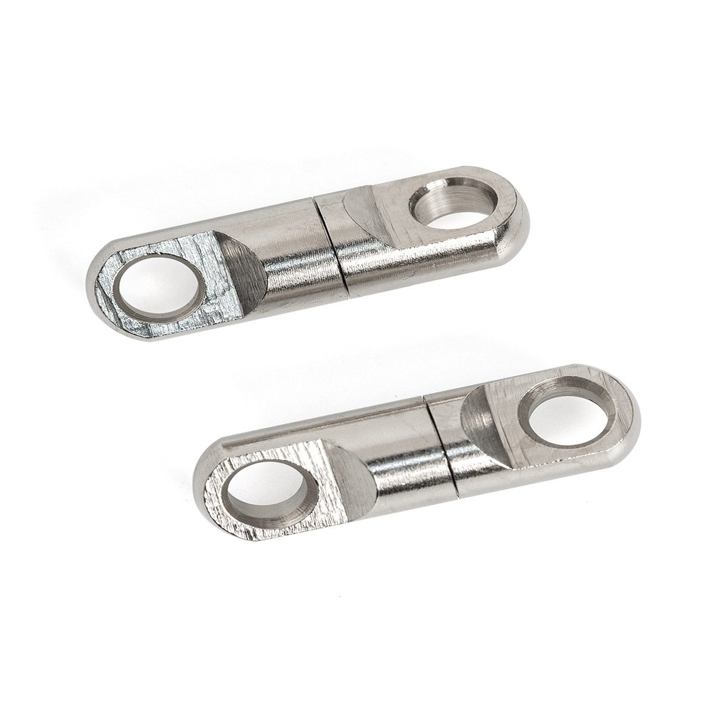 BLUEWING Heavy Duty Fishing Swivels Saltwater 10pcs Brass for Big Game Fish, Size S, 485lbs