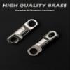 BLUEWING Heavy Duty Fishing Swivels Saltwater 10pcs Brass for Big Game Fish, Size S, 485lbs view 3