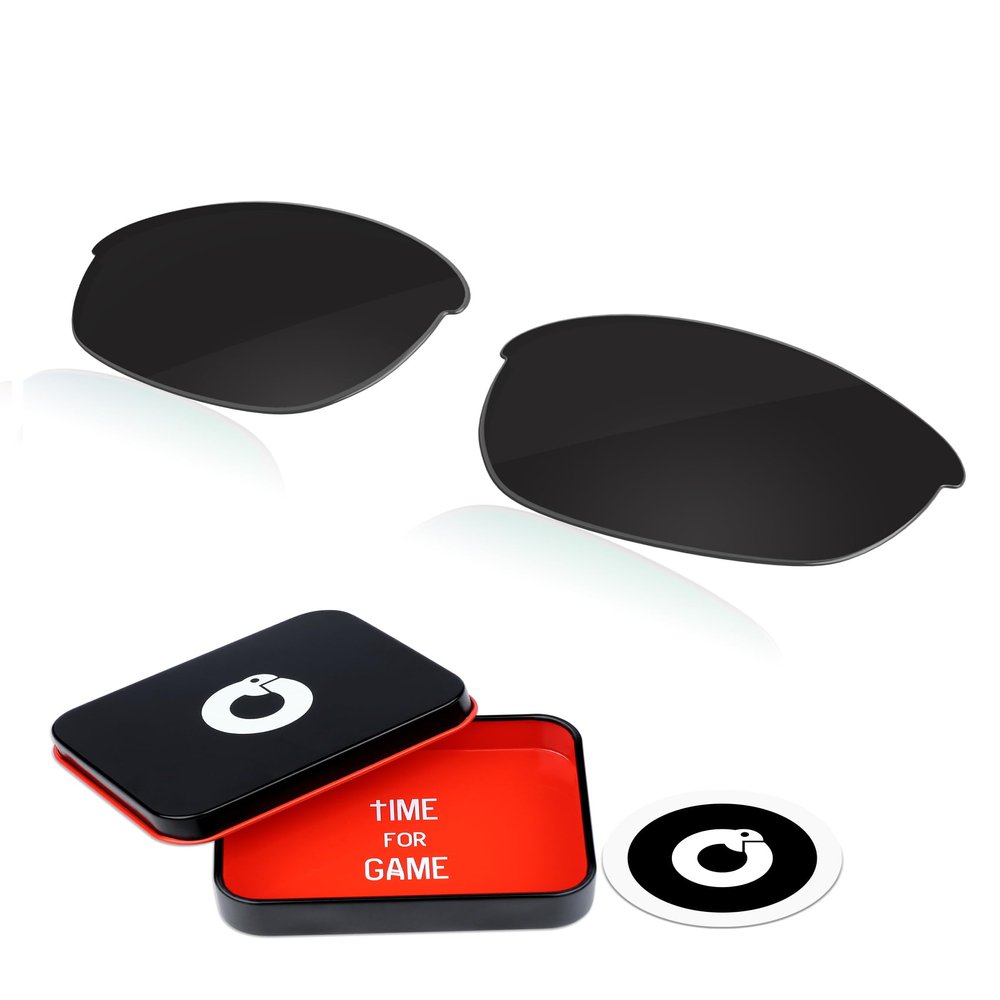 OWORK 1.8MM Polycarbonate Replacement Lenses for Oakley Half Jacket 2.0 OO9144 62mm Sunglass - Matte Black