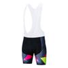 Uriah Men's Cycling Bib Shorts White 3D Coolmax Gel Padded Racing Black Size XXXL(CN) view 1