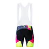 Uriah Men's Cycling Bib Shorts White 3D Coolmax Gel Padded Racing Black Size XXXL(CN) view 2