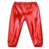 YEAHDOR Kids Girls Boys Sequins Hip Hop Jazz Dance Costumes Street Dance Pants Competition Trousers Metallic Red 14-16 view 3