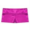 dPois Kids Girls Shiny Metallic Shorts High Waist Yoga Dance Booty Shorts Biketards Bike Dancewear Rose 4 Years view 3