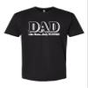 3X-Large Black Mens Dad Like Mom Only Funner Funny Idea Deluxe Soft T-Shirt view 1