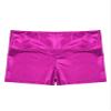dPois Kids Girls Shiny Metallic Shorts High Waist Yoga Dance Booty Shorts Biketards Bike Dancewear Rose 8 Years view 4