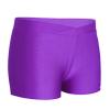TiaoBug Kids Girls Dance Sports Shorts Activewear Ballet Gymnastics Booty Shorts Running Workout Yoga Shorts Pants Purple A 7-8 view 2