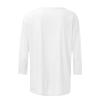 3/4 Sleeve T Shirts for Women Loose Fit Landscape Pattern Print Tops Three Quarter Sleeve Round Neck Blouses Pullover view 3