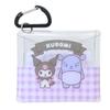 Sanrio Sanrio0083 Clear Multi Case, SS Size, Friends, Small Items, Includes Carabiner, Airpods Pro Case, Keys, Pass Case, Commuting to Work or School, Adults, Children, Chromi (SRTZ-075), One Size view 1
