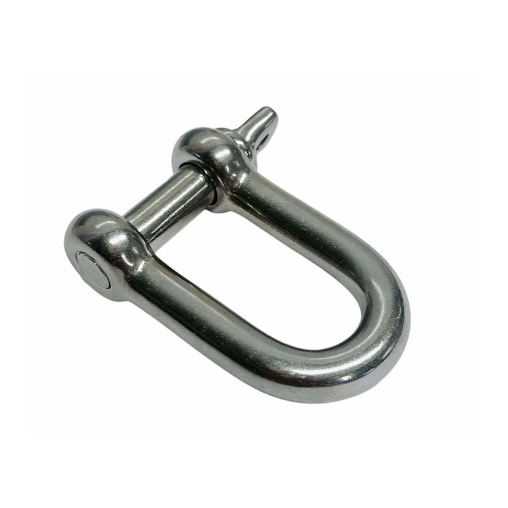 1/2" D Shackle Stainless Steel D Paracord Rigging Marine - 1 Pc