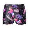 TiaoBug Kids Girls Dance Sports Shorts Activewear Ballet Gymnastics Booty Shorts Running Workout Yoga Shorts Pants Leaf Black A 10-12 view 3