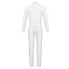 Yruioon Girls Mock Neck Long Sleeves Gymnastics Leotard Ballet Dance Tumbling Full Bodysuit Unitard Dancewear Ivory 9-10 Years view 1