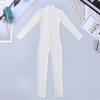 Yruioon Girls Mock Neck Long Sleeves Gymnastics Leotard Ballet Dance Tumbling Full Bodysuit Unitard Dancewear Ivory 9-10 Years view 4