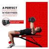 Adjustable Gym Bench for Home Workout | Incline Decline Bench with 7 Positions | Fitness Bench for Bench Press, Chest Press | Exercise Bench for Home | Tough Cold Rolled Steel | Up to 500 kg view 3