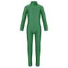 Yruioon Girls Mock Neck Long Sleeves Gymnastics Leotard Ballet Dance Tumbling Full Bodysuit Unitard Dancewear Green 13-14 Years view 1