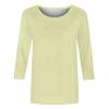 3/4 Length Sleeve Womens Tops Cute Summer Crewneck Shirts Casual Floral Print Trendy Blouses Comfy Loose T-Shirts view 3