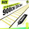 Teenitor Agility Ladder 21 Rung 29.5ft Speed Ladder Training Ladder for Soccer, Speed, Football Fitness Feet Training Carry Bag Agility Training Equipment, Sports Agility Ladders for Kids view 2