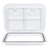 NovelBee Marine Deck Access Hatch,12-3/8" X 17-1/4" Boat Hatch Lid for Marine Caravan RV (White) view 1