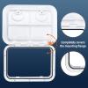 NovelBee Marine Deck Access Hatch,12-3/8" X 17-1/4" Boat Hatch Lid for Marine Caravan RV (White) view 4