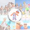 upandfast Baby Girls' Swimwear Sunsuits One Piece Swimsuits with Sun Hat UPF 50+ Sun Protection Infant Bathing Suits (Flower, 6-9 Months) view 2