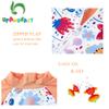 upandfast Baby Girls' Swimwear Sunsuits One Piece Swimsuits with Sun Hat UPF 50+ Sun Protection Infant Bathing Suits (Flower, 6-9 Months) view 4