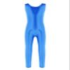 Yruioon Kids Girls Sleeveless Tank Unitards One Piece Metallic Full Bodysuit for Ballet Dance Gymnastics Blue 13-14 Years view 1