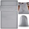 Irenare Self Tan Sleep Sack Reusable Lightweight Tanning Cover, Silver Gray view 1