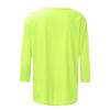 3/4 Length Sleeve Womens Tops Cute Summer Crewneck Shirts Casual Floral Print Trendy Blouses Comfy Loose T-Shirts view 3