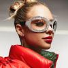 bullabulling Fashion Bling Oversized Sunglasses for Women Men Wrap Around Classic Oval Black Sun Glasses Ladies Shades (silver) view 3