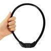 Bike Lock Cable, Bicycle Lock, Bike Locks Heavy Duty Anti Theft, Combination Cable Lock for Outdoor Equipment, Black (1Ps, 2Ft, Reset Combo) view 1