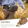 BESPORTBLE Wear-resistant Waist Belt Bag for Outdoor Use Compact Hanging Storage Pouch for Camping Travel and for Keys and Cards view 3