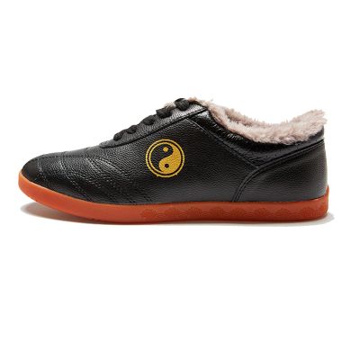 DAFLIN Taekwondo Shoes, Breathable Martial Arts Sneakers, Sport Boxing Kung Fu Taichi Lightweight Shoes for Adults and Children (Color : Black, Size : 5.5 US)