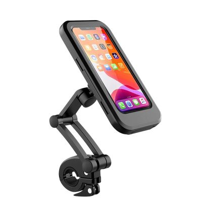 HSPORT Flexible Touch Screen Phone Stand Bicycle Accessories Bike Handlebar Mounts Holder Adjustable IPX6 Waterproof Support