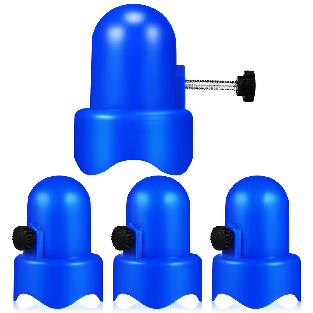 BESPORTBLE Safety Trampoline Pole Caps 4 Pack Abs Plastic Enclosure Pole Caps for Trampoline Parts