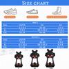 GT20 Light Ice Snow Grips Cleat Crampons Over Shoe/Boot Traction Cleat Slip-on Stretch Footwear (Balck, Large) view 4