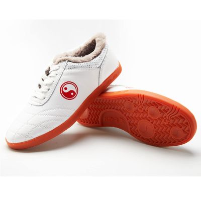 DAFLIN Taekwondo Shoes, Breathable Martial Arts Sneakers, Sport Boxing Kung Fu Taichi Lightweight Shoes for Adults and Children (Color : White, Size : 7 US)