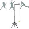 Tennis Training Device, Portable Tennis Training Auxiliary Equipment with Adjustable Height, Tennis Training System for Various Scenes Indoor and Outdoor Practice view 1