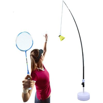 COYEUX Badminton Single-Player Rebound Trainer, Adjustable Badminton Training Tool, for Badminton Learners and Children Study Practice Machine