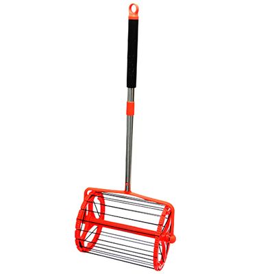 Telescopic Tennis Ball Roller Hopper Table Tennis Portable Collector, Three-Section Detachable Rod, Elastic Nylon Rope, No Need to Bend Over to Pick Up The Ball