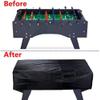 Lixada Foosball Table Cover, Black, Waterproof, Oxford Fabric, 63x45.3x19.7'' view 3